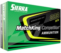 Sierra A220001 MatchKing Competition 308 Win 168 g