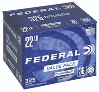 Federal 725 Champion Training Value Pack 22 LR 36