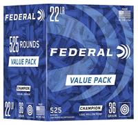 Federal 747 Champion Training Value Pack 22 LR 36