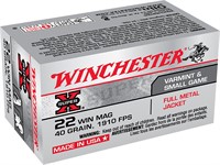 Winchester Ammo X22M Super X  22 WMR 40 gr Full Me