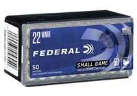 Federal 757 Small Game  Target  22 WMR 50 gr Jacke