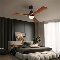 SEALED - Chriari Ceiling Fans with Lights, 60" Mod