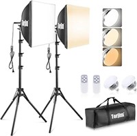 Torjim Softbox Photography Lighting Kit, 16'' x 16