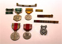 WW II Military Medals Lot