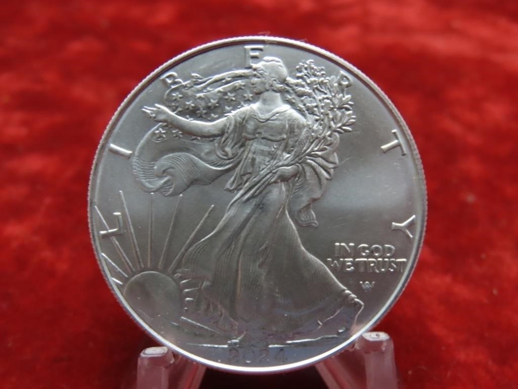 2024-.999 BU US Coin Silver Eagle.