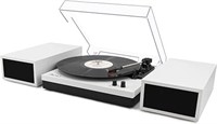 LP&No.1 Modern Turntable Record Player Bundle with