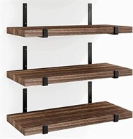 Seinebank Floating Wall Shelf Set of 3 with Metal