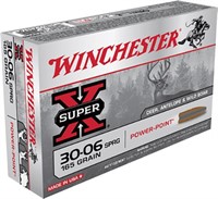 Winchester Ammo X30065 PowerPoint Hunting 3006 Spr