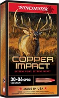 Winchester Ammo X3006CLF2 Copper Impact Hunting 30