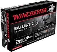 Winchester Ammo SBST708 Ballistic Silvertip  7mm08