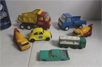 OLD METAL TRUCKS AND CARS