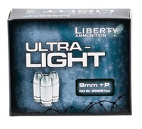 Liberty Ammunition LAUL9052 UltraLight  9mm Luger
