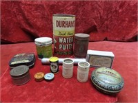 Old & Antique advertising tins & containers.
