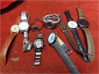 (10)Men's wristwatch lot.