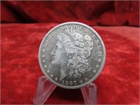 1897O Morgan Silver $1 Dollar US coin.