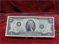 1976-Minnenapolis $2 Bicentennial banknote.