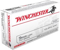 Winchester Ammo USA9MM1 USA  9mm Luger 147 gr Full