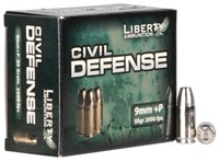 Liberty Ammunition LACD09014 Civil Defense  9mm Lu