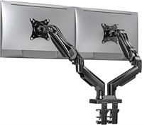 HUANUO Dual Monitor Mount-Monitor Stand with C Cla