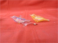 (3)Blown glass birds.