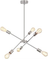 Sputnik Chandeliers for Kitchen Island,Brushed Nic