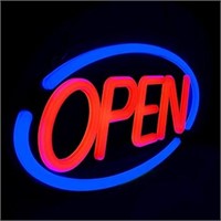 ULN - LED Business Neon Open Sign - Bright Display
