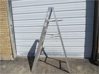 6' aluminum folding ladder.