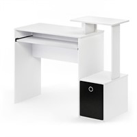 E5570  Furinno Econ Writing Desk White