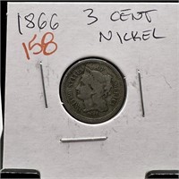 1866 3 CENT NICKEL