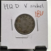 1912-D LIBERTY V NICKEL