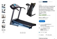 E7116  MaxKare 2.5HP Treadmill 12 Incline