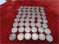 (48)Buffalo Nickels US coins.