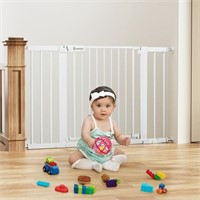 N8639 29.5-46Extra Wide Baby Gate White