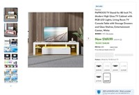 N8115  PAPROOS TV Stand for 80 TV High Gloss Cab