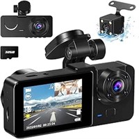 Used- TESSGO 3 Channel Dash Cam