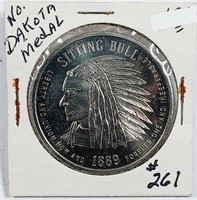 Sitting Bull  North Dakota Token