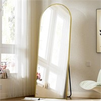SE9524 Arched Full Length Mirror Gold 58x18