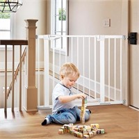 N1251 29.5-43.3 Baby Gate for Stairs White