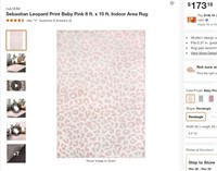 FM9540 Pink 8 ft. x 10 ft. Indoor Area Rug