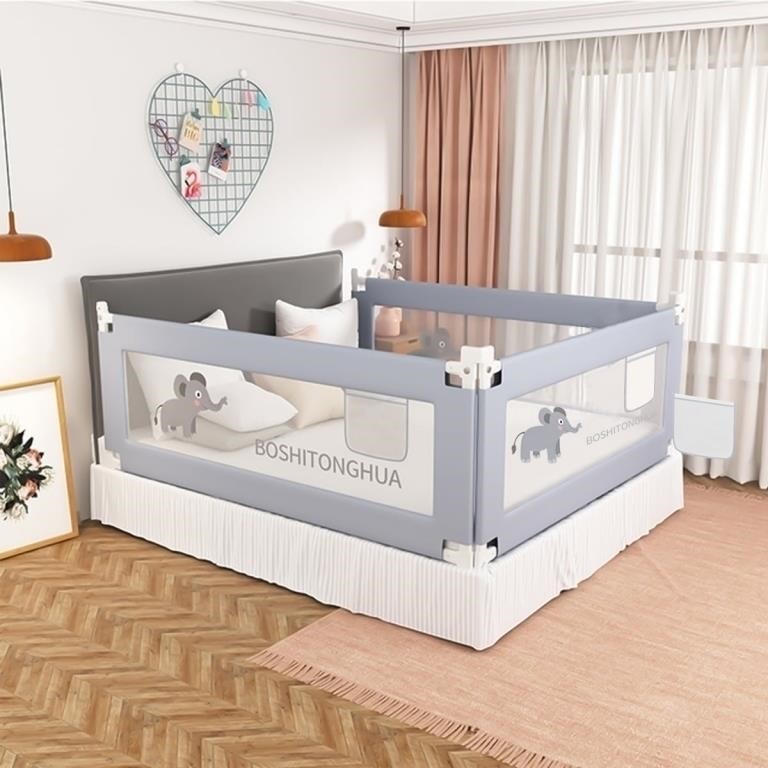 C5966  Foinwer Bed Rail for Toddlers