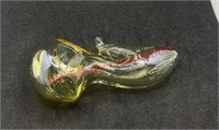 Glass pipe yellow (living room)