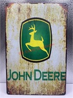John Deere  tin sign (living room)