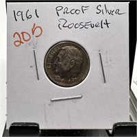 1961 PROOF SILVER ROOSEVELT DIME