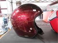 HJC (Maroon) Motorcycle Helmet, Large