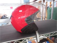 Voltz (Red) Motorcycle Helmet, Large