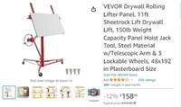 B140 VEVOR Drywall Rolling Lifter Panel 11ft