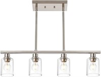 VINLUZ Industrial 4 Light Chandelier