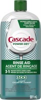 AS IS-Cascade Rinse Aid Platinum Dishwasher Rinse