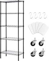 5 Tier Shelving Unit with Wheels