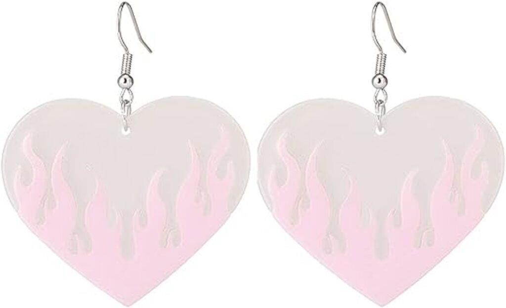 SEALED-Flame Acrylic Earrings for Women